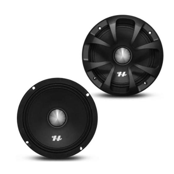 Par De Alto Falante Mid-Bass 6 Polegadas 250W De Automoveis - A.R Variedades Mt