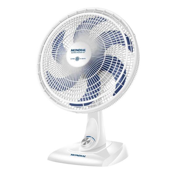 Imagem de Ventilador de Mesa 40cm 6 Pás Branco Mondial VSP40 127V