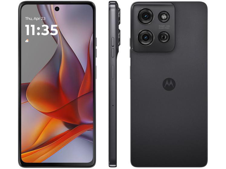 Smartphone Motorola Moto G75 256GB Preto 5G 8GB RAM 6,8" Câm. Dupla Selfie 16MP