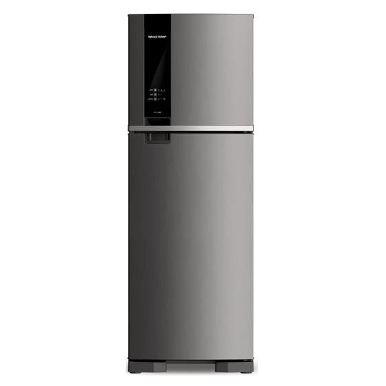 Imagem de Geladeira Brastemp Frost Free Duplex 375 Litros Cor Inox com Espaço Adapt - BRM45JK