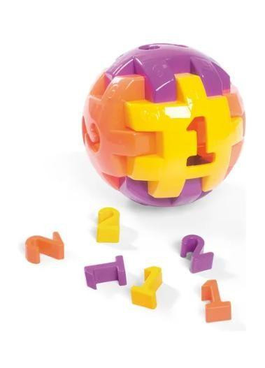 Imagem de Brinquedo Didático Bola Média Números Tutty Toy