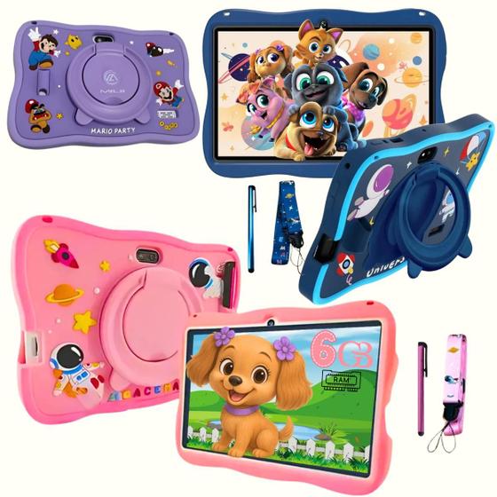Imagem de Tablet Infantil Criança Jogos Kids Youtube Playstore 128gb