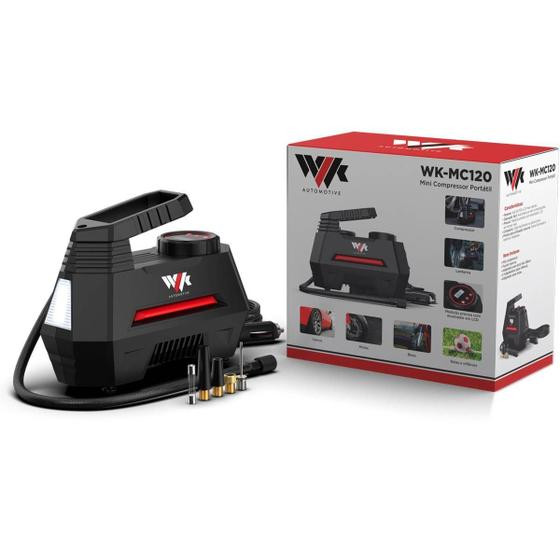 Imagem de Mini Compressor de Ar Portátil 120W Automotivo 12V 150 PSI