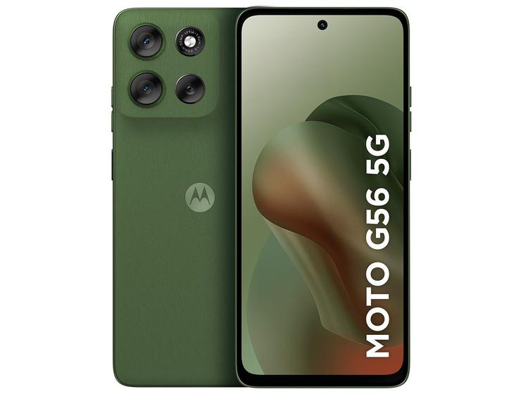 Imagem de Smartphone Motorola G56 256GB Verde 5G 8GB de RAM 6,7" Full HD+ Câm. Dupla + Selfie 32MP