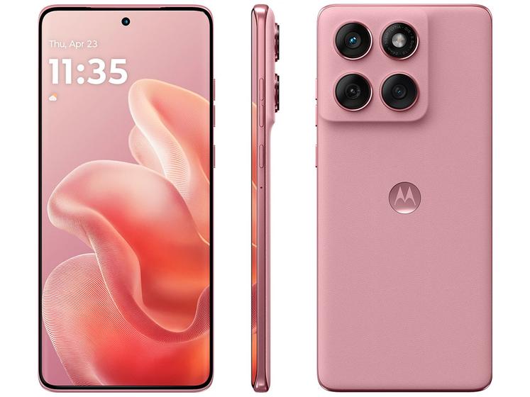 Imagem de Smartphone Motorola Edge 60 Fusion 256GB Rosa 5G 8GB RAM 6,7" Câm. Dupla + Selfie 32MP