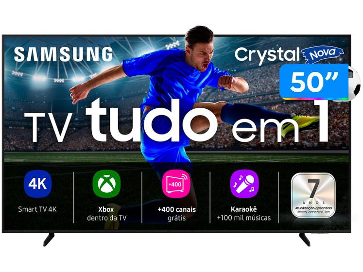 Imagem de Smart TV 50" Samsung UHD 4K Crystal UHD U8600F UN50U8600FGXZD Tizen Crystal 4K Bixby e Alexa 3 HDMI