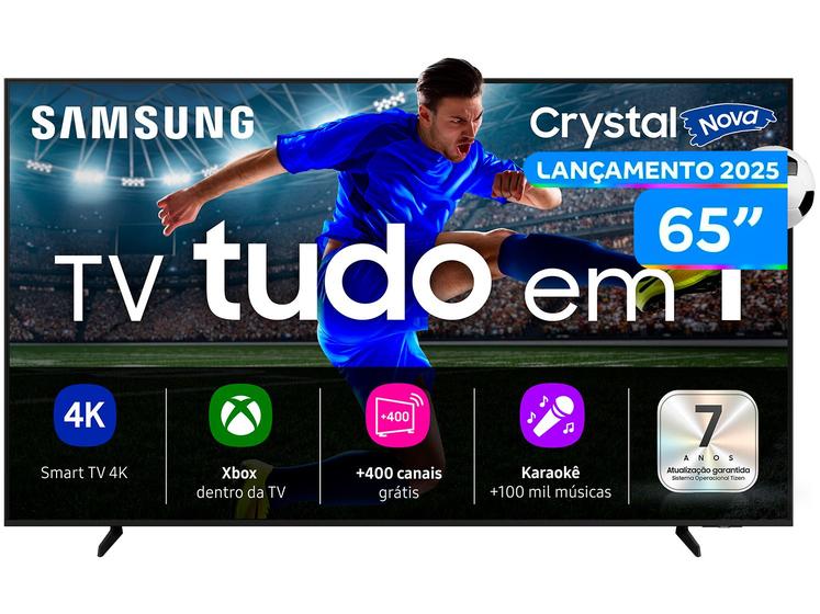 Imagem de Smart TV 65" Samsung 4K UHD Crystal UHD UN65U8600FGXZD Tizen Bixby 3 HDMI