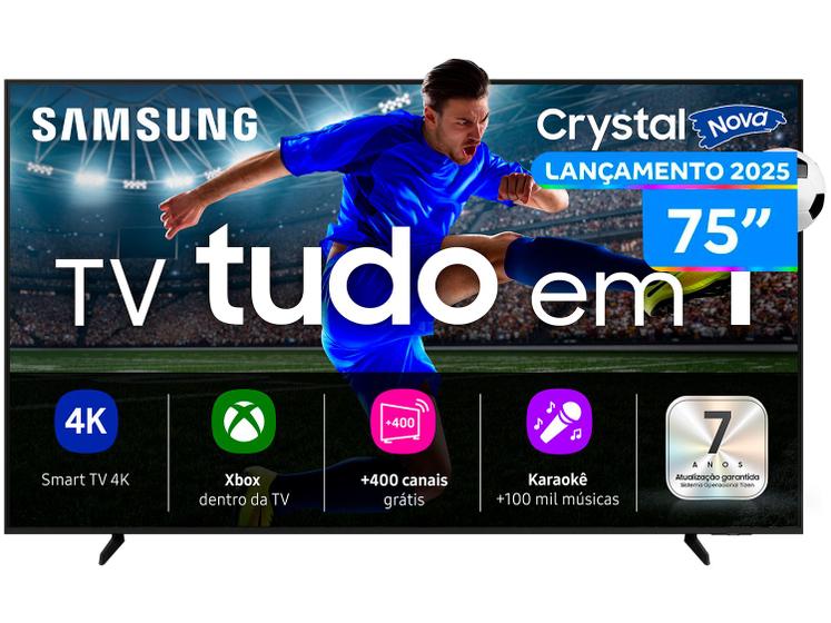 Imagem de Smart TV 75" Samsung 4K UHD Crystal 75U8600F Tizen 3 HDMI