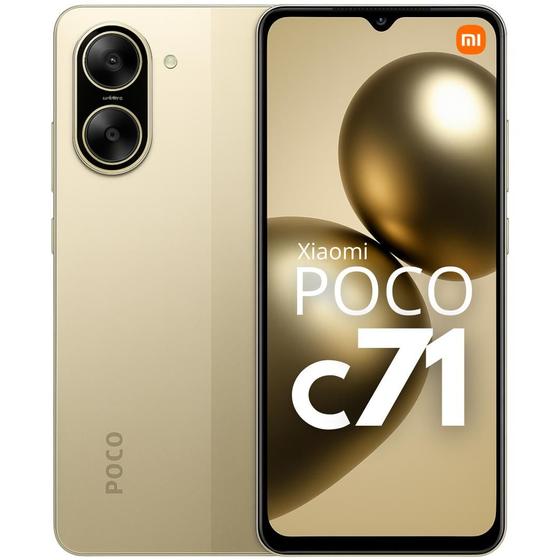 Imagem de Smartphone Xiaomi POCO C71 128GB 8GB RAM BOOST Câmera dupla 50MP Celular Resistente e Poderoso com Design Premium