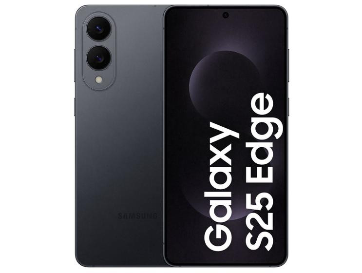 Imagem de Smartphone Samsung Galaxy S25 Edge 512GB Titânio Jetblack 5G 12GB RAM 6,7" Câm. Dupla + Selfie 12MP