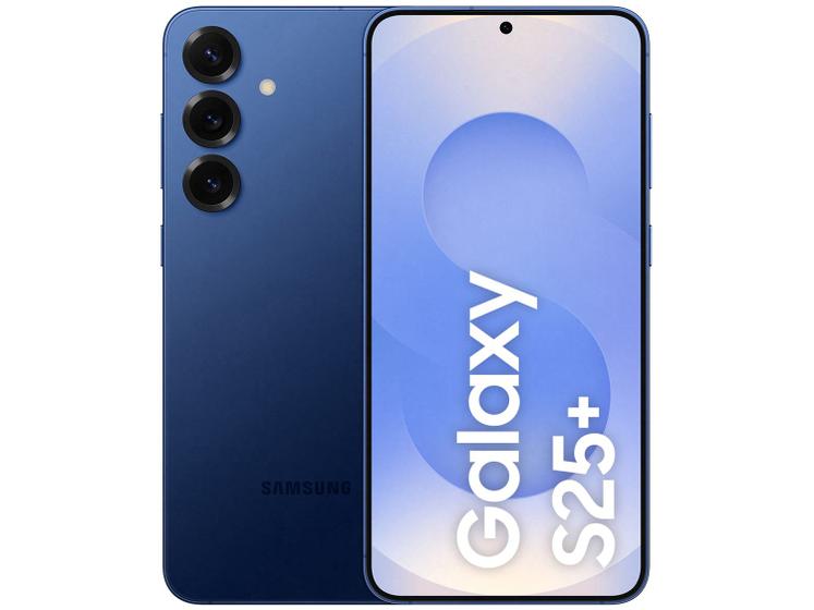 Imagem de Samsung Galaxy S25+ 5G 256GB Galaxy AI Azul Marinho 6,7" 12GB RAM Câm. Tripla 50+12+10MP Bateria 4900mAh Dual Chip