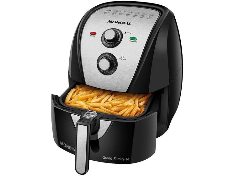 Imagem de Air Fryer Mondial Grand Family AFN-60-BI Preto 6L
