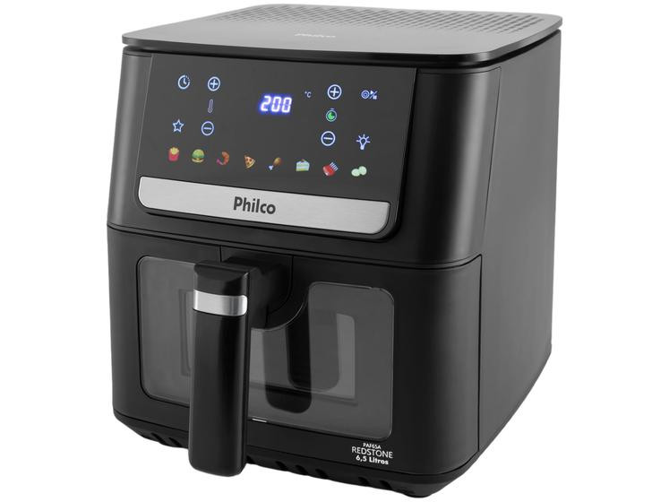 Imagem de Air Fryer Philco PAF65A Preto e Inox 6,5L