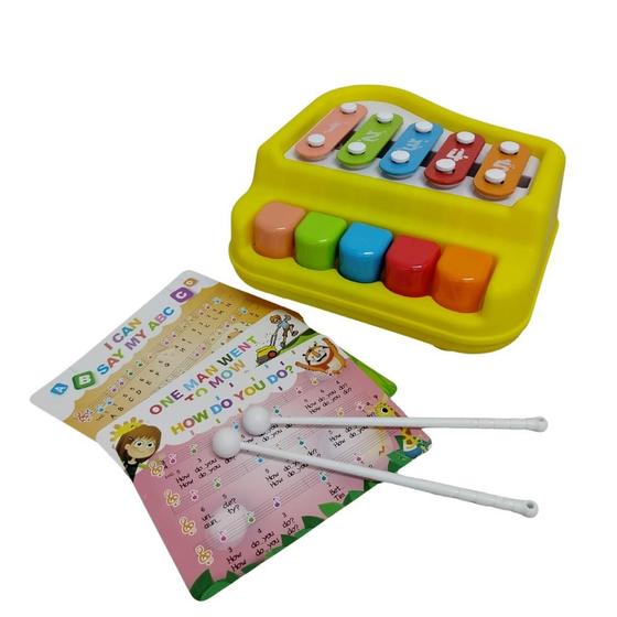 Imagem de Brinquedo Infantil Xilofone 5 Teclas - HK Brinquedos