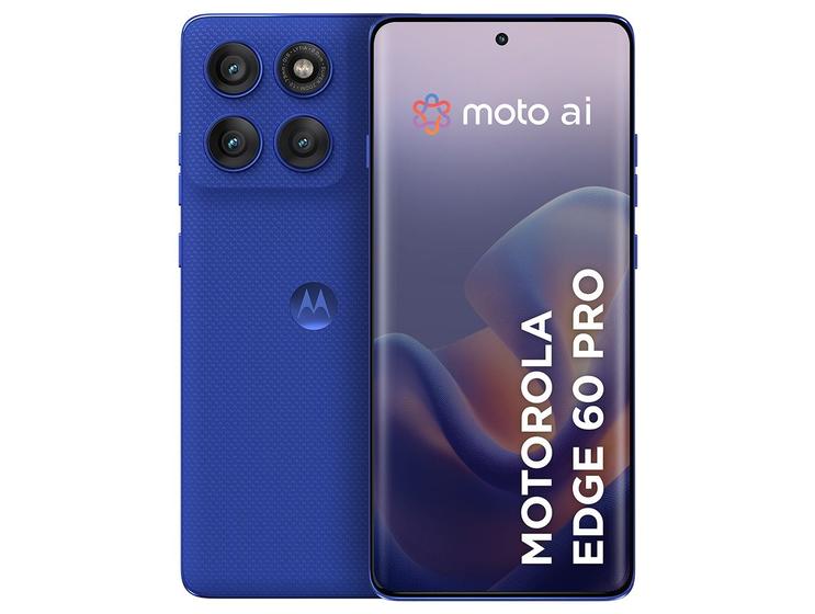 Imagem de Smartphone Motorola Edge 60 Pro 256GB Azul 5G 24GB RAM 6,7" Câm. Tripla + Selfie 50MP