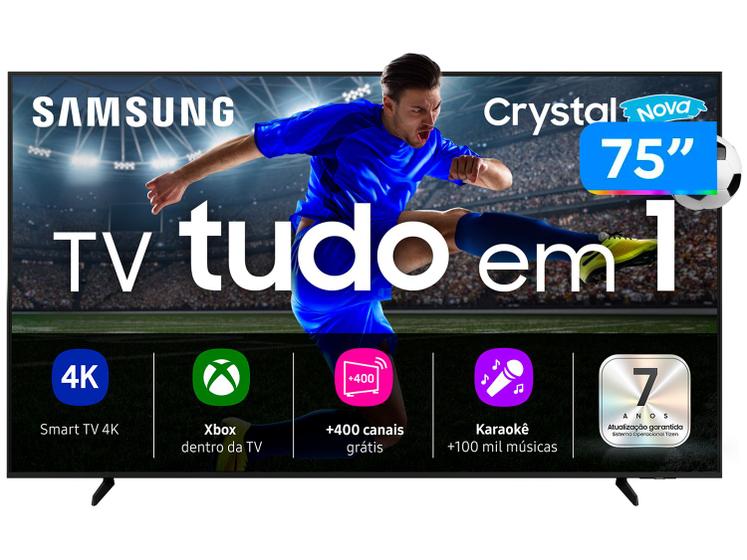 Imagem de Smart TV 75" Samsung 4K UHD Crystal 75U8600F Tizen 3 HDMI