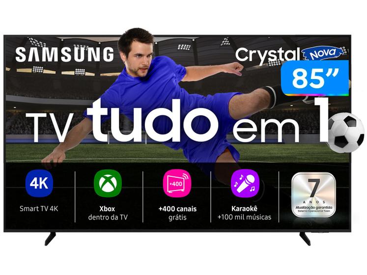 Imagem de Smart TV 85" Samsung 4K Crystal UHD 85U8100F Tizen 3 HDMI