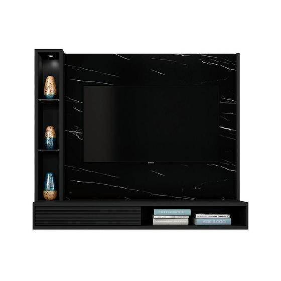 Imagem de Painel Suspenso Georgia Para Tv 50" Carraro Pre/pr - Móveis Arapongas