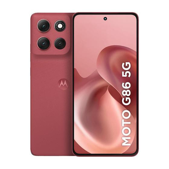 Imagem de Smartphone Motorola Moto g86 5G 256GB 24GB 8GB RAM16GB Ram Boost Tela 1.5K pOLED, 50MP Sony camera OIS Moto AI, videos em 4K, IP68 IP69