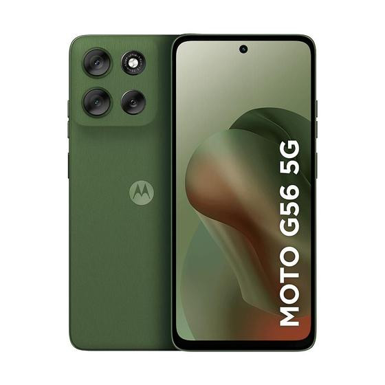 Imagem de Smartphone Motorola Moto g56 5G 256GB, 8GB RAM, 16GB Ram Boost e 50MP Sony Lytia 600, Camera Ultrarresistencia militar IP68 IP69