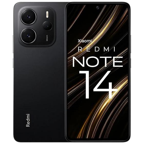 Imagem de Smartphone Celular Xiaomi Redmi Note 14 Lançamento 256GB 8GB Câmera 108MP 20MP Tela 6.67 AMOLED 120Hz FHD plus Design Premium Dual SIM Chip IP54 Dolby