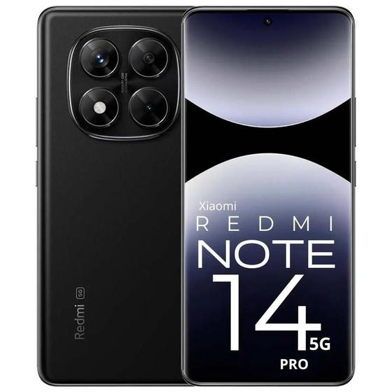 Imagem de Smartphone Celular Xiaomi Redmi Note 14 PRO 5G 512GB 12GB NFC Câmera tripla 200MP 4K Tela AMOLED 120Hz Aparelho Premium com IA Carregador 45W Dolby