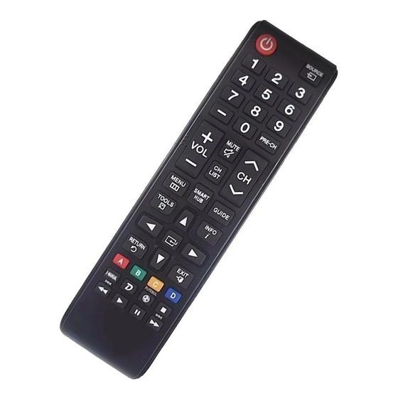 Imagem de Controle Remoto para Tv Samsung Led  Smart Hub futebol Bn98-06046a