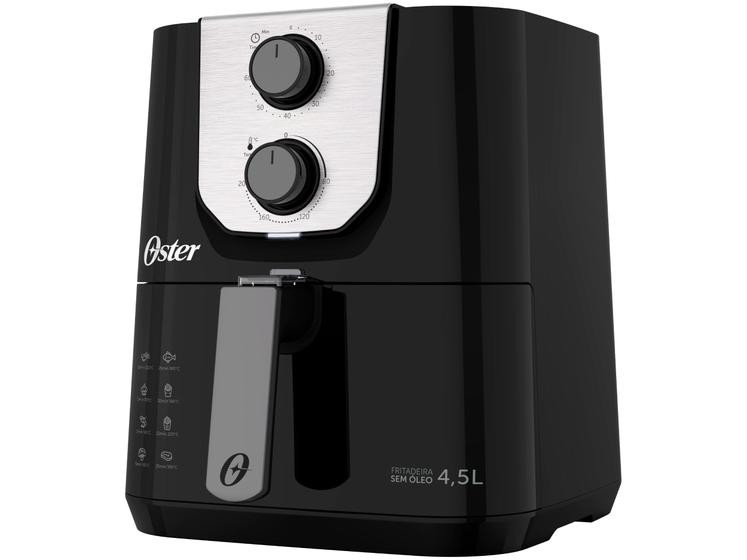 Imagem de Air Fryer Oster Black Perform Preta com Timer 4,5L
