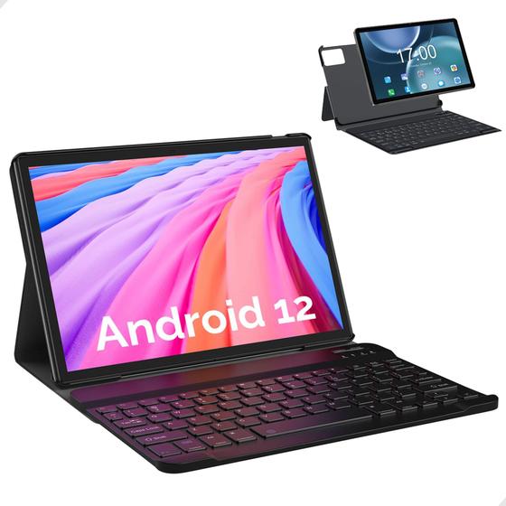 Imagem de Tablet smartphone X19 capa e Teclado tela 10 Polegadas 64Gb