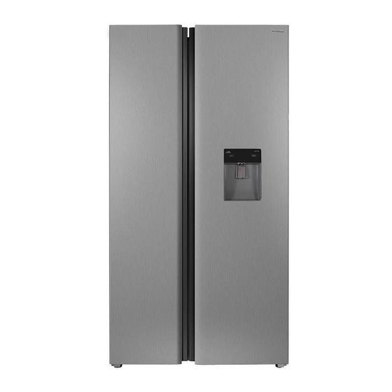 Imagem de Geladeira 486L Philco Inverter SidebySide Inox PRF504ID 220V