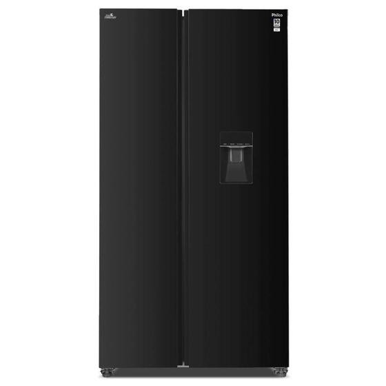 Imagem de Geladeira Side by Side Philco 434L Inverter Frost Free PRF43A Preta