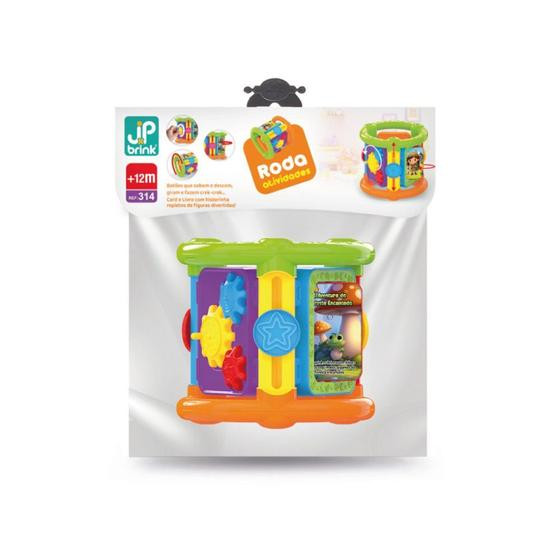 Imagem de Brinquedo Infantil Educativo Roda de Atividades Colorido