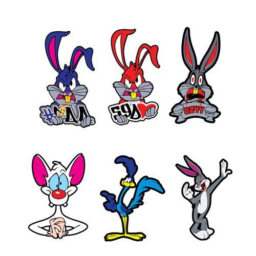 Cartela Adesivos desenhos variados Para Moto Bike Carro AD72 - Teu Adesivo