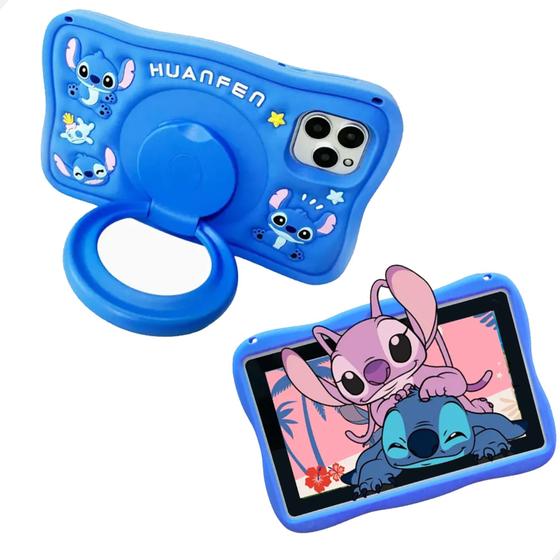 Tablet Infantil Kids Lilo Stitch Barato 128 Gb Capa Silicone - Marketplace
