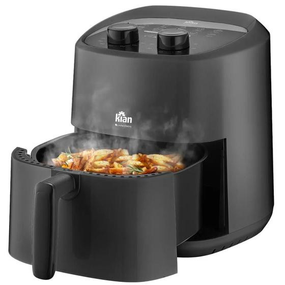 Fritadeira Air Fryer Elétrica 3,5L Kian 1200W Turbo Air 360