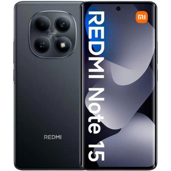 Smartphone Xiaomi Redmi Note 15 256gb - 8GB Ram - Preto