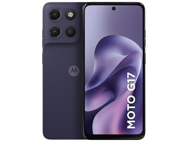 Smartphone Motorola Moto G17 4G 256GB 12GB (4GB RAM + 8GB RAM Boost) Câmera 50MP Sony Lytia 600 Tela FHD+ 60Hz Bateria 5200 mAh