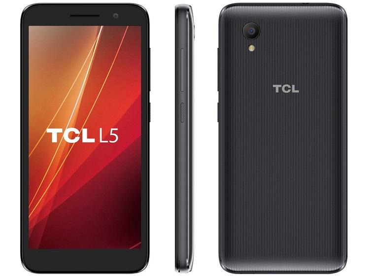 Smartphone TCL L5 16GB Preto 4G Quad-Core - 1GB RAM Tela 5” Câm. 8MP + Selfie 5MP
