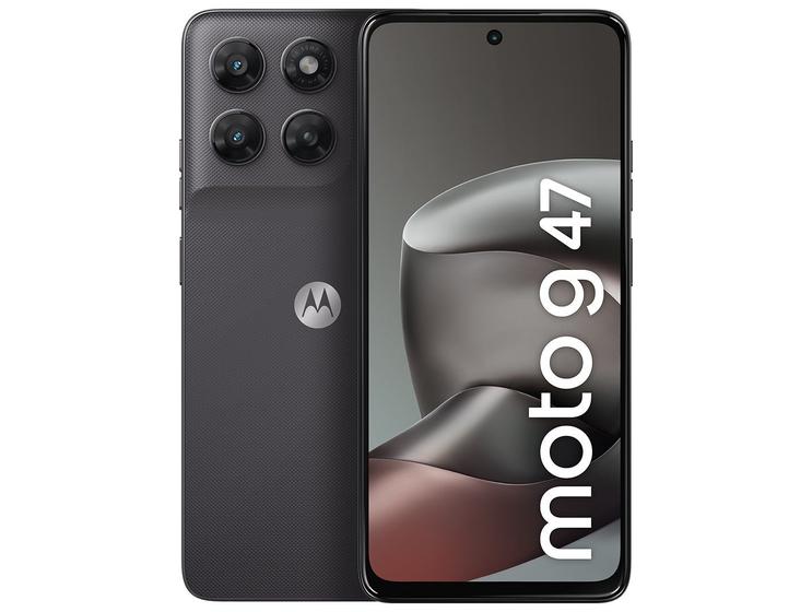 Smartphone Motorola Moto g47 128GB 5G 12GB (4GB RAM + 8GB RAM Boost) Grafite 6,7" Câm. Dupla Selfie 32MP