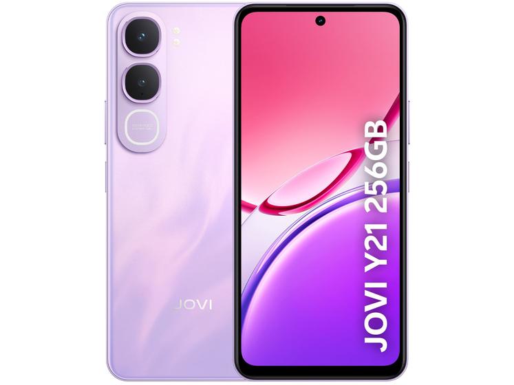 Smartphone Jovi Y21 256GB 8GB RAM Lilás 6,68" Câm 50MP + Selfie 5MP