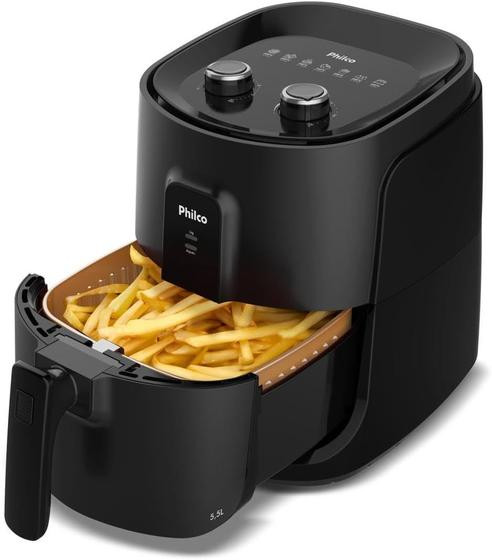 Fritadeira Elétrica Air Fryer Philco PAF55A Preta 220V