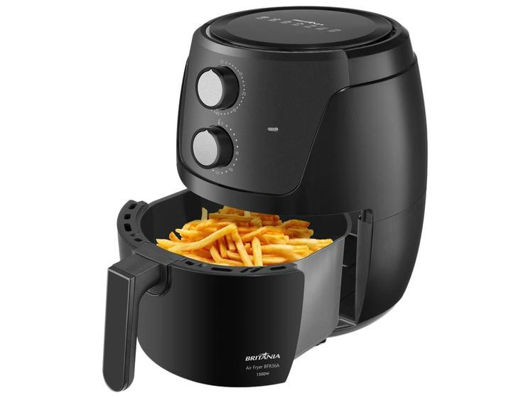 Fritadeira Air Fryer Britânia BFR36A 4,2 Litros Preto 1500W 127V