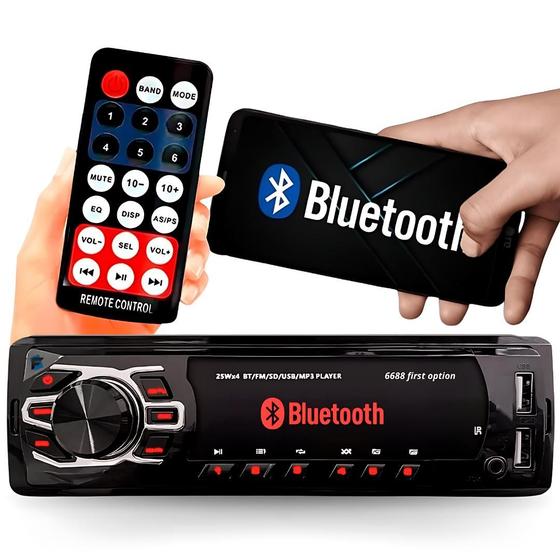 Radio Automotivo Sem Toca Cd Mp3 Player Bluetooth First Usb Sd Card - First Option