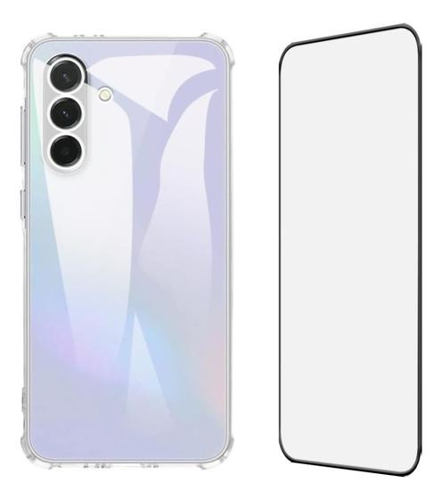 Capinha Anti Impacto Para Samsung A37 + Película De Vidro 3D - NoBrand