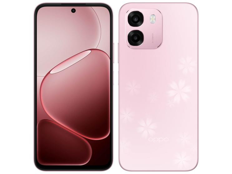 Smartphone OPPO A6 256GB 6GB RAM+12GB RAM Boost Rosa Sakura 6,75" Câmera Dupla 50MP+2MP + Selfie 8MP
