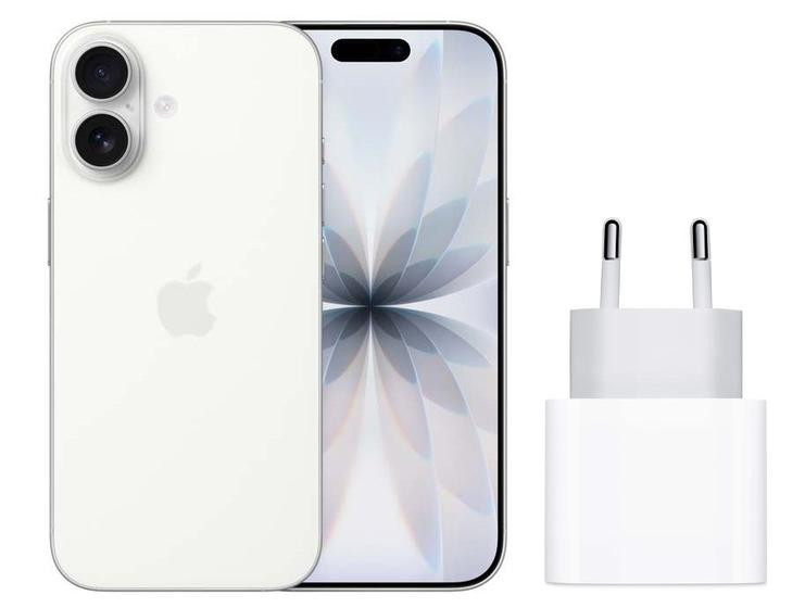 Smartphone Apple iPhone 17 256GB Branco - 5G + Carregador Apple USB-C 20W Original