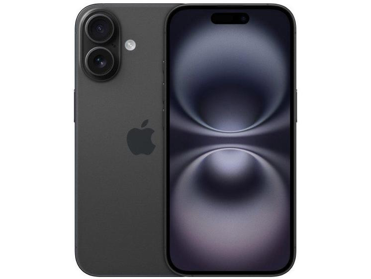 iPhone 16 Apple 128GB, Câmera Dupla de 48MP, Tela 6.1", Preto