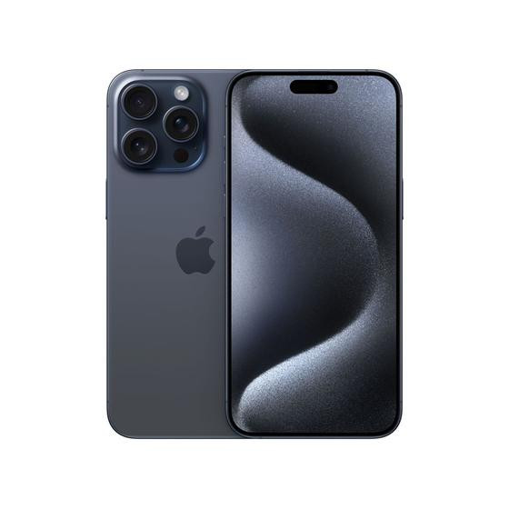 Usado iPhone 15 Pro Max 256GB Titânio Azul Excelente Trocafy Apple