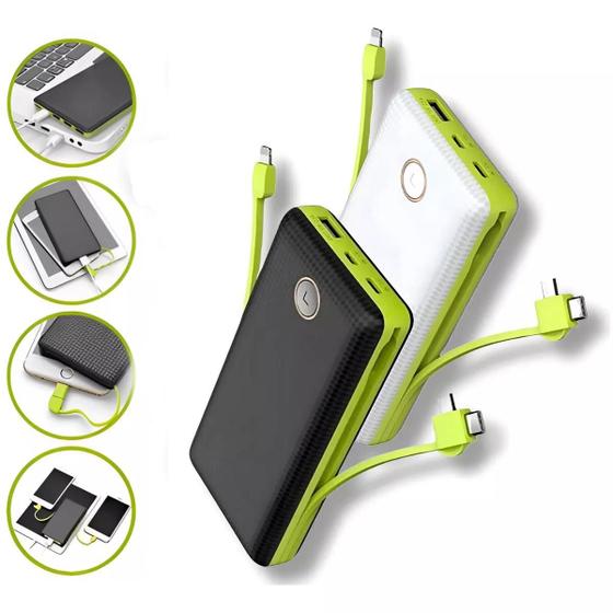 Power Bank 20Mil Carregador Portátil Carga Rápida Universal Bateria Celular Tablet - PINENG