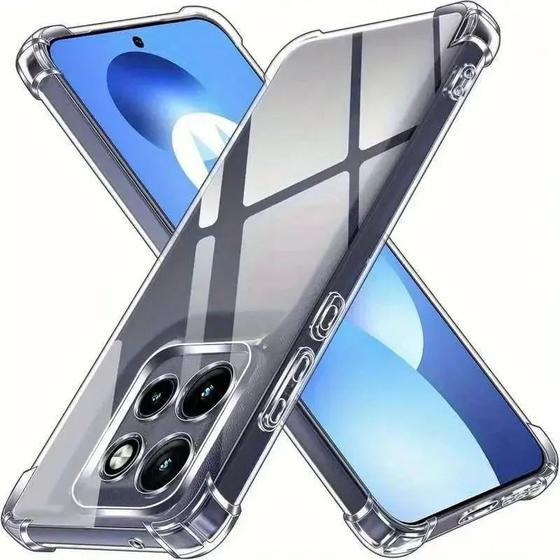 Capa Capinha Silicone Transparente para Motorola Moto G47 5G - LXL